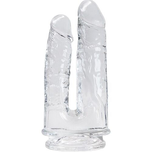 IMPERIUM DOUBLE PENIS REALISTIC TRANSPARENT 12/14 CM - ALIVE