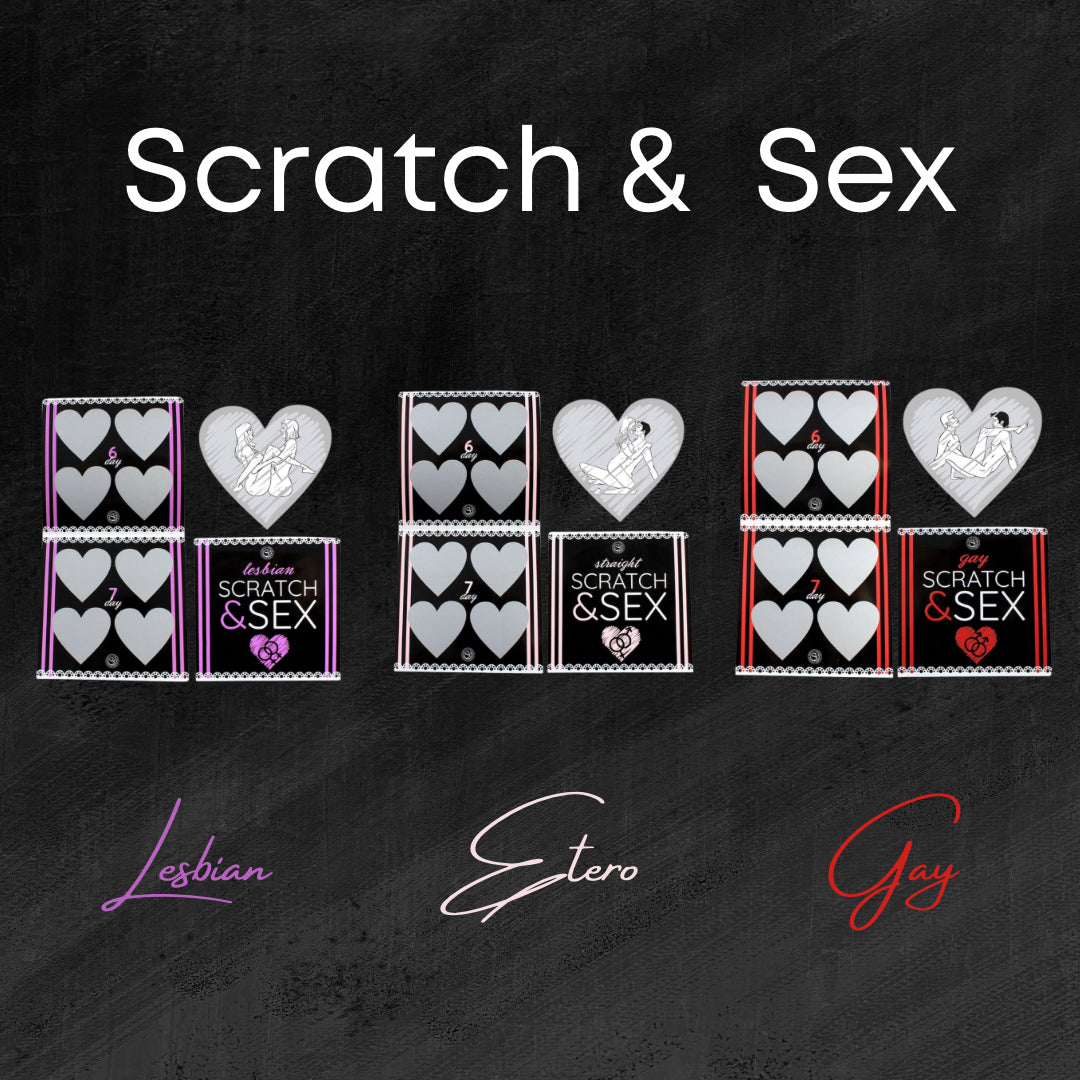 “SCRATCH &amp; SEX” GAME FOR COUPLES - SECRETPLAY - (ES/EN/FR/PT/DE)