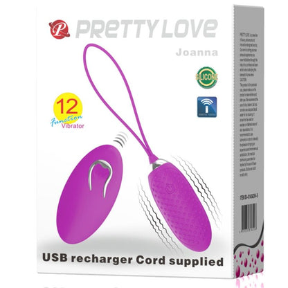 JOANNA VIBRANT EGG REMOTE CONTROL 12 MODES - PRETTY LOVE