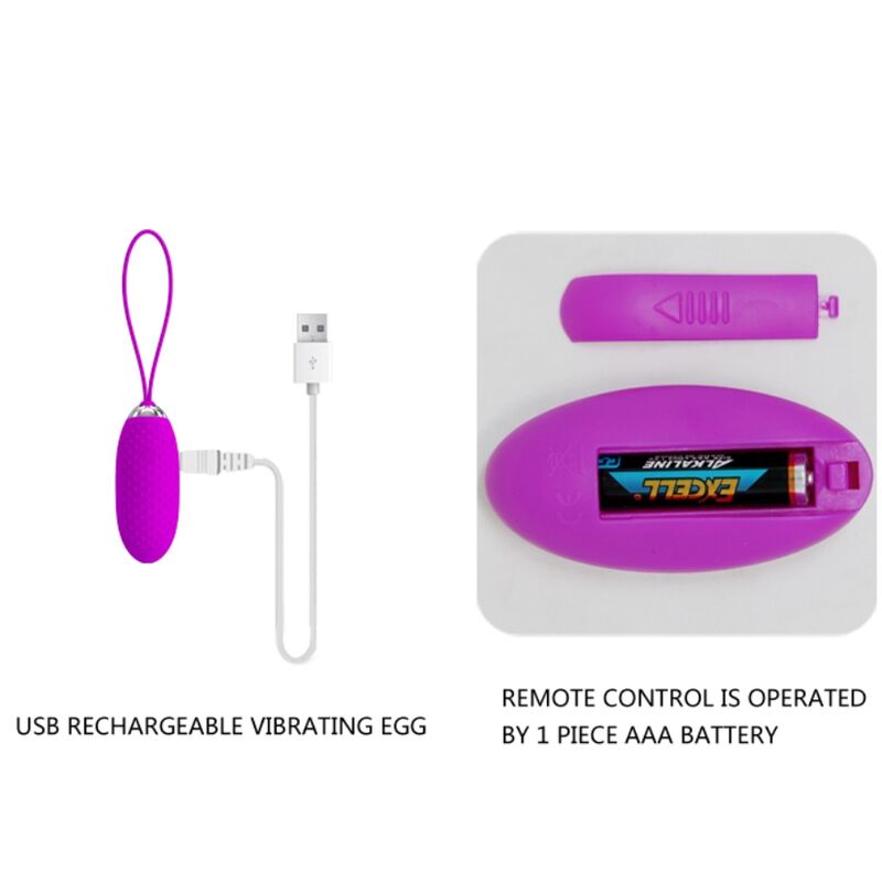 JOANNA VIBRANT EGG REMOTE CONTROL 12 MODES - PRETTY LOVE