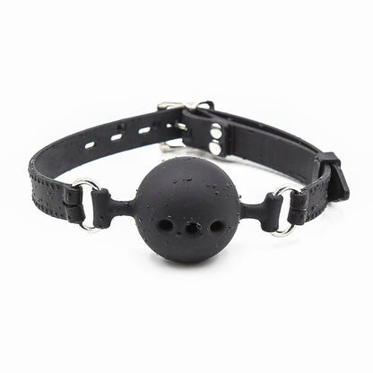 BALL GAG IN SILICONE TRASPIRANTE TAGLIA S - OHMAMA FETISH