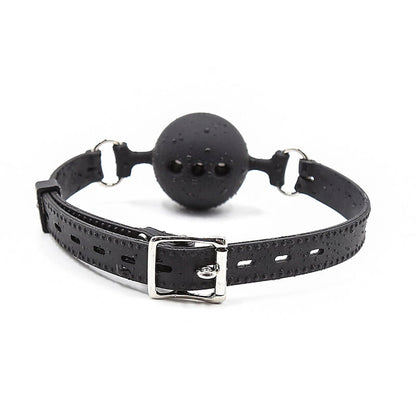 BALL GAG IN SILICONE TRASPIRANTE TAGLIA S - OHMAMA FETISH