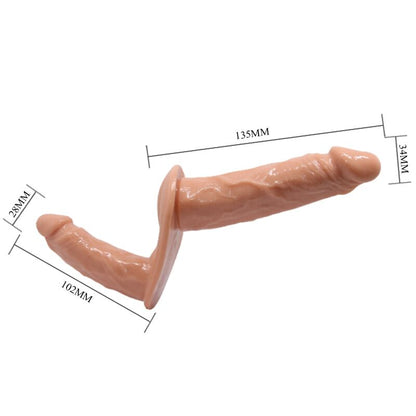 STRAP ON DOPPIO DILDO CON IMBRACATURA - BAILE