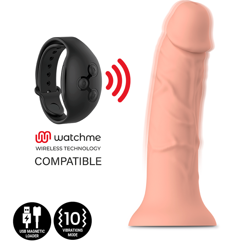 ASHER ORIGINAL DILDO M - COMPATIBILE CON TECNOLOGIA WATCHME WIRELESS - MYTHOLOGY