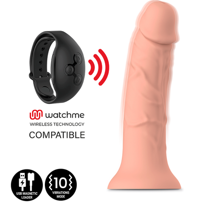 ASHER ORIGINAL DILDO M - COMPATIBILE CON TECNOLOGIA WATCHME WIRELESS - MYTHOLOGY