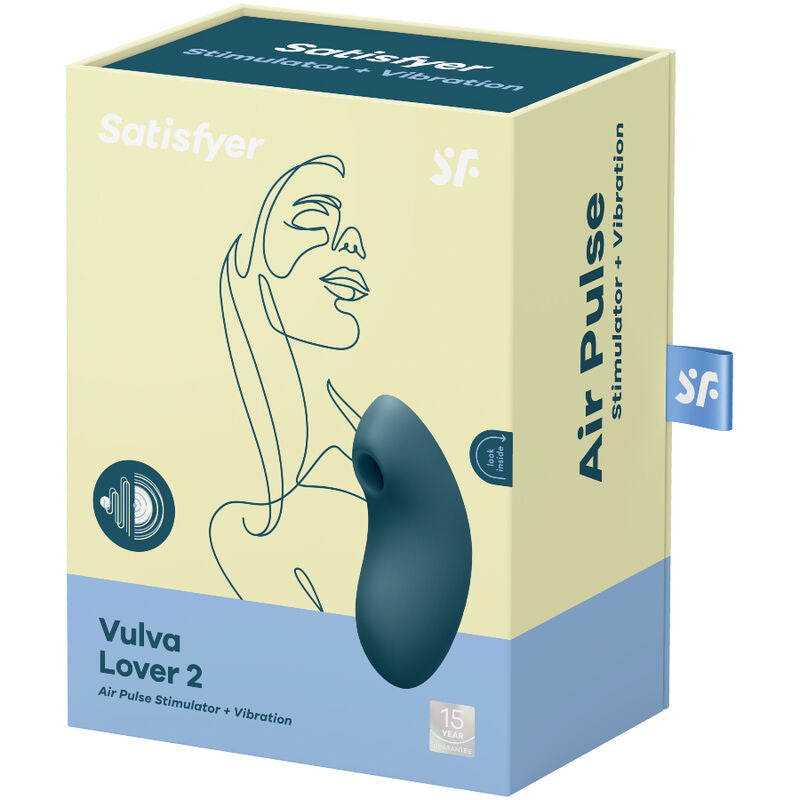 VULVA LOVER 2 AIR PULSE STIMULATOR AND VIBRATOR - SATISFYER