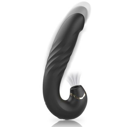 Up&amp;Down STIMULATOR + VIBRATOR + CLITORAL SUCTION CUP - IBIZA