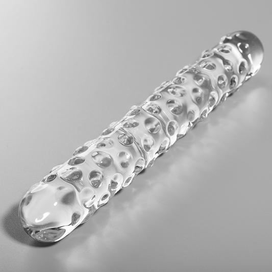 MODEL 15 DILDO IN BOROSILICATE GLASS 18.5 X 3 CM - NEBULA SERIES BY IBIZA