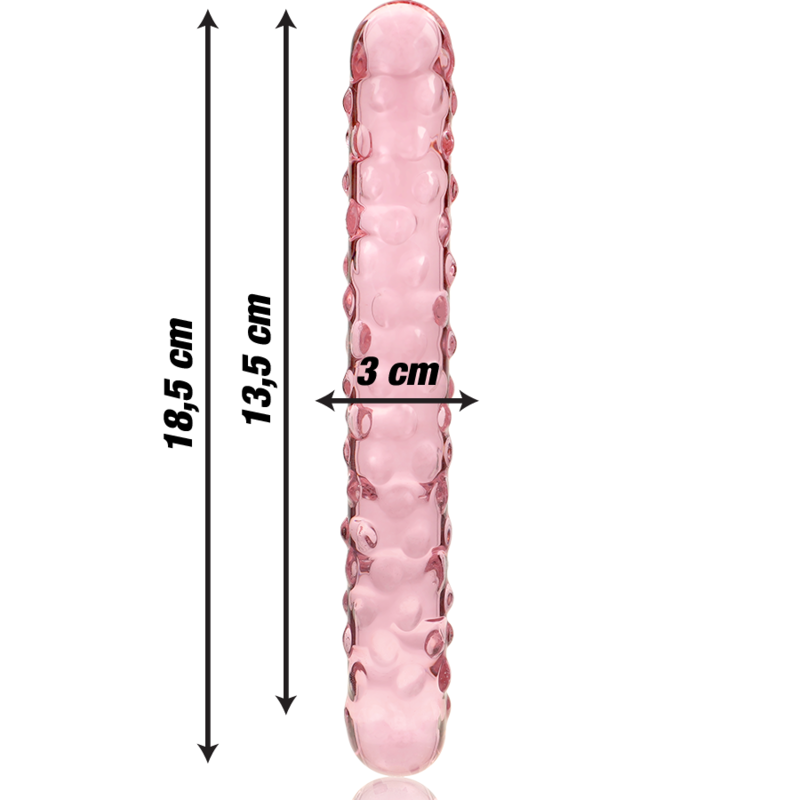 MODELLO 15 DILDO IN VETRO BOROSILICATO 18,5 X 3 CM - NEBULA SERIES BY IBIZA