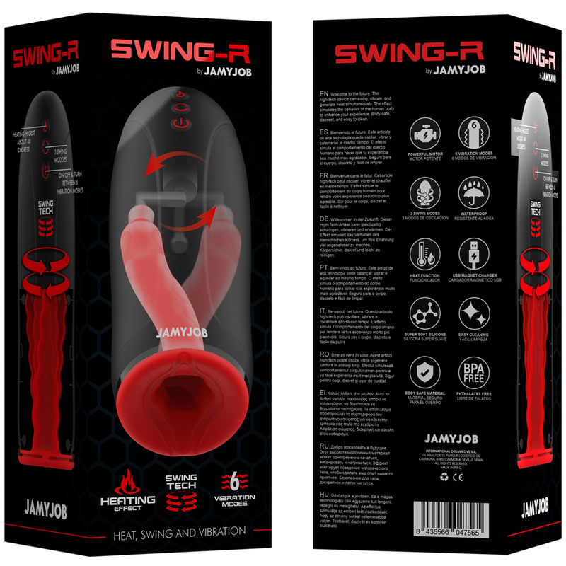 SWING-R HEATING EFFECT, SWING TECH AND VIBRATING MASTURBATOR - JAMYJOB