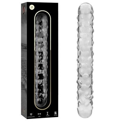 MODELLO 15 DILDO IN VETRO BOROSILICATO 18,5 X 3 CM - NEBULA SERIES BY IBIZA