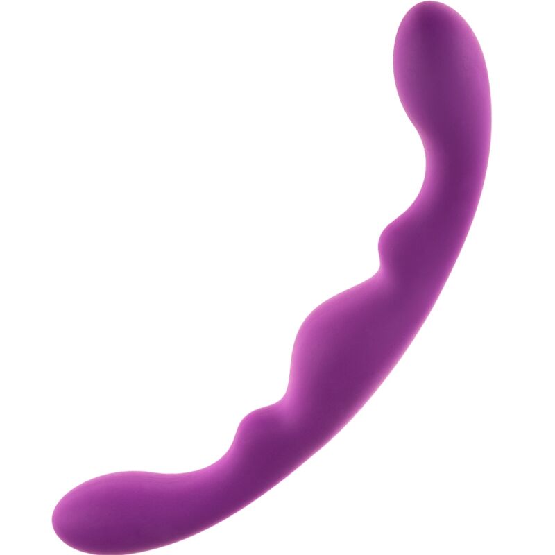 LUNA PURPLE DOUBLE PENETRATION DILDO IN SILICONE 25 CM - ALIVE