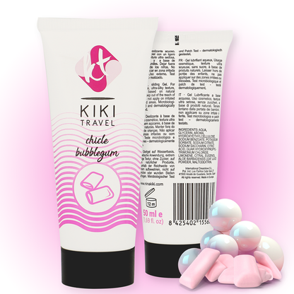 STRAWBERRY GUM LUBRICANT 50 ML - KIKÍ TRAVEL