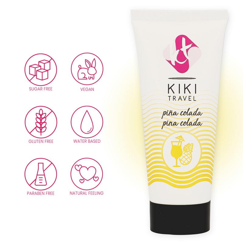 LUBRIFICANTE PINA COLADA 50 ML - KIKÍ TRAVEL