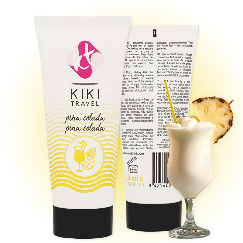 LUBRIFICANTE PINA COLADA 50 ML - KIKÍ TRAVEL