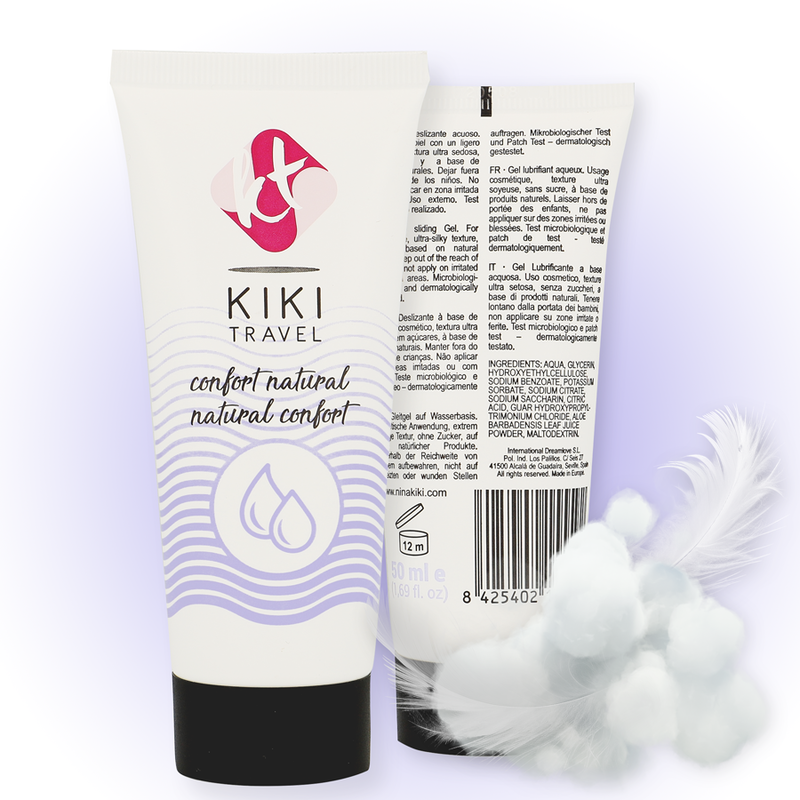 CONFORT NATURAL LUBRICANT 50 ML - KIKÍ TRAVEL