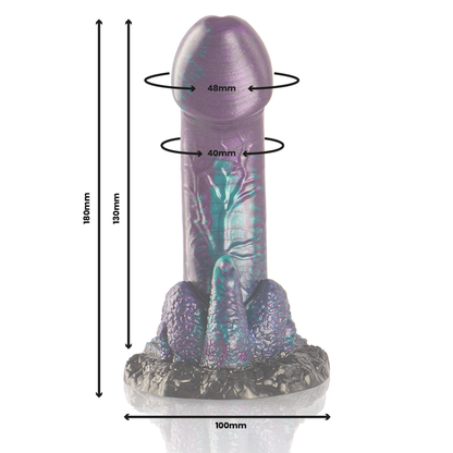 DOUBLE PLEASURE BASILISK DILDO SMALL SIZE - EPIC