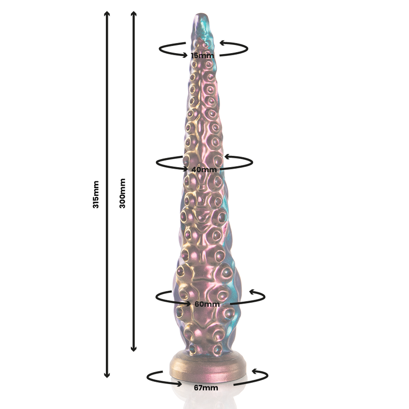 LARGE SIZE CHARYDDIUS THIN TENTACLE DILDO - EPIC