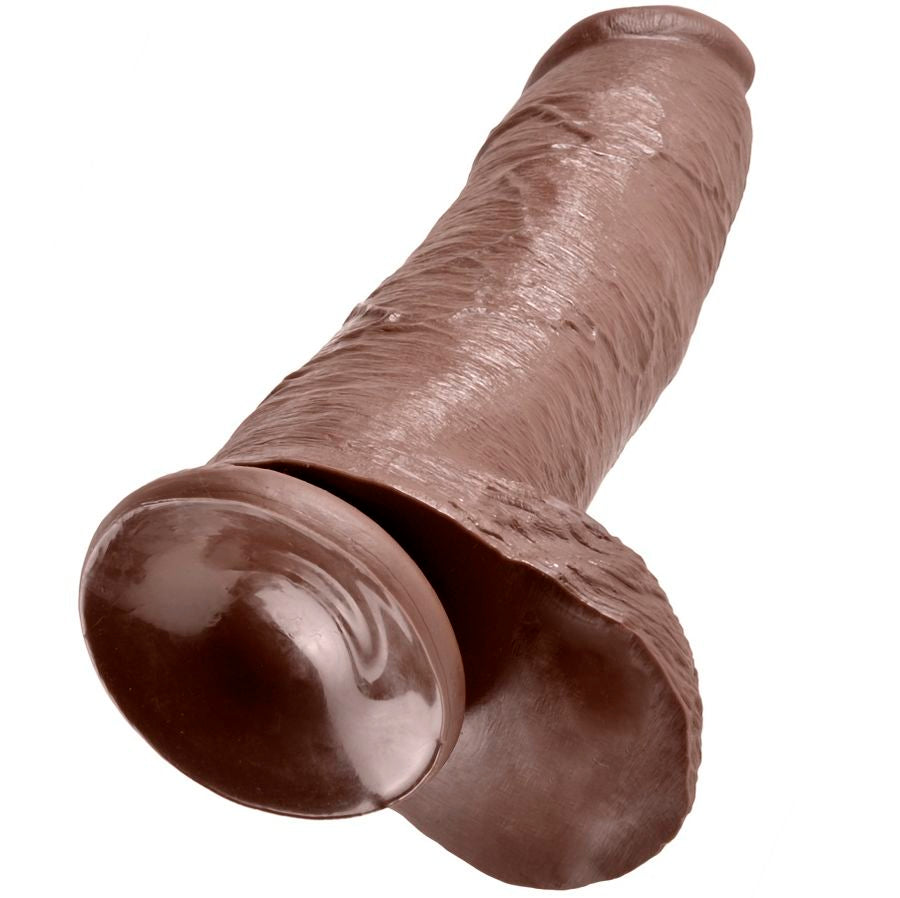 30.48 CM CHOCOLATE DILDO - KING COCK