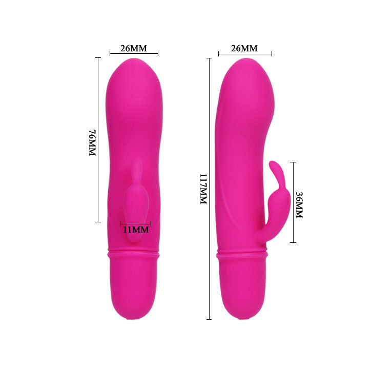 CAESAR VIBRATOR WITH RABBIT - PRETTY LOVE FLIRTATION