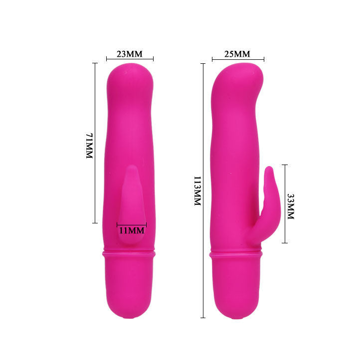 BLITHE VIBRATOR WITH CLITORIS STIMULATOR - PRETTY LOVE FLIRTATION