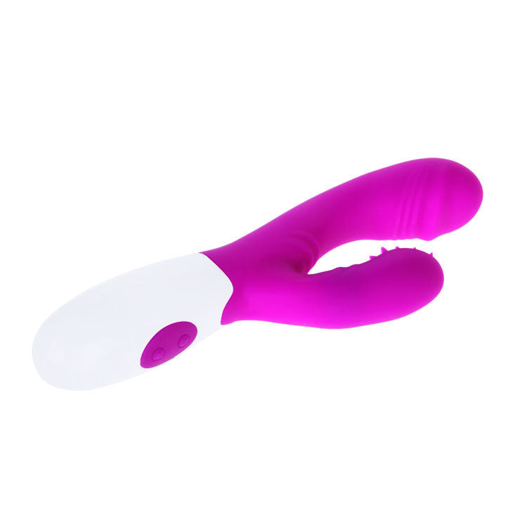 ANDRE VIBRATOR WITH CLITORIS STIMULATOR - PRETTY LOVE FLIRTATION