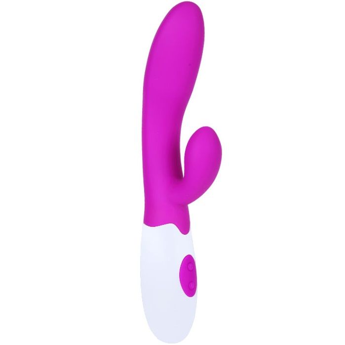 ALVIS VIBRATOR WITH CLITORIS STIMULATOR - PRETTY LOVE