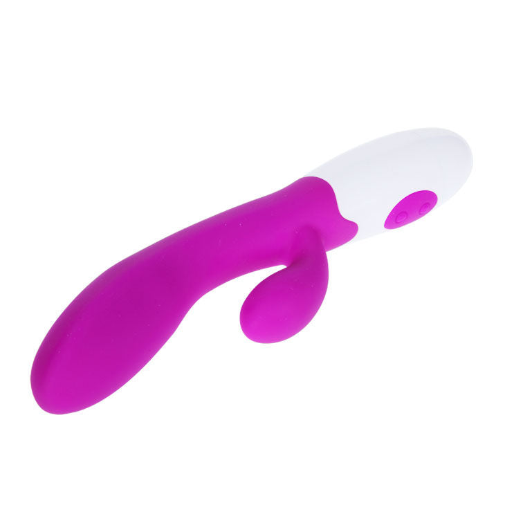 ALVIS VIBRATOR WITH CLITORIS STIMULATOR - PRETTY LOVE