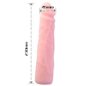 REALISTIC SILICONE DILDO 23 CM - BAILE