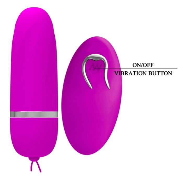 VIBRATING DEBBY EGG WITH REMOTE CONTROL - PRETTY LOVE