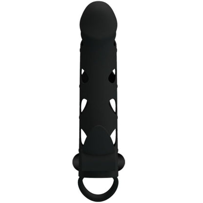 SILICONE SHEATH WITH VIBRATION 15.2 CM - PRETTY LOVE