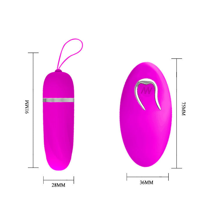 VIBRATING DEBBY EGG WITH REMOTE CONTROL - PRETTY LOVE