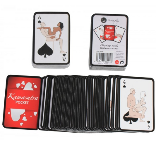 POCKET KAMASUTRA PLAYING CARDS - SECRET PLAY - (ES/EN/PT/IT/FR/DE) 