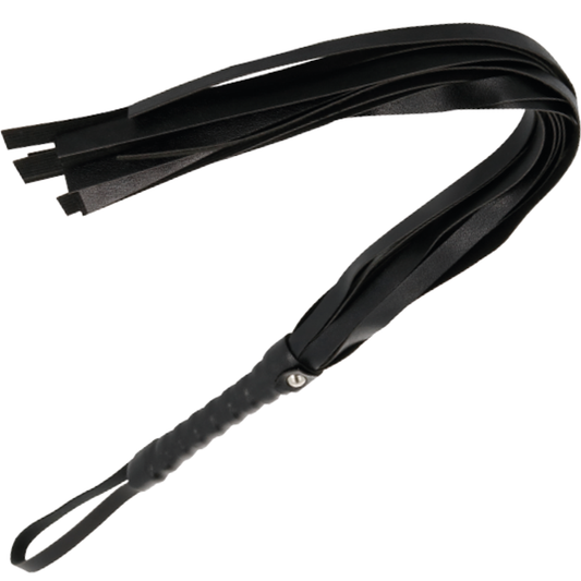 BLACK BONDAGE WHIP 45 CM - DARKNESS