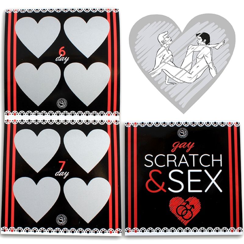 “SCRATCH &amp; SEX” GAME FOR COUPLES - SECRETPLAY - (ES/EN/FR/PT/DE)