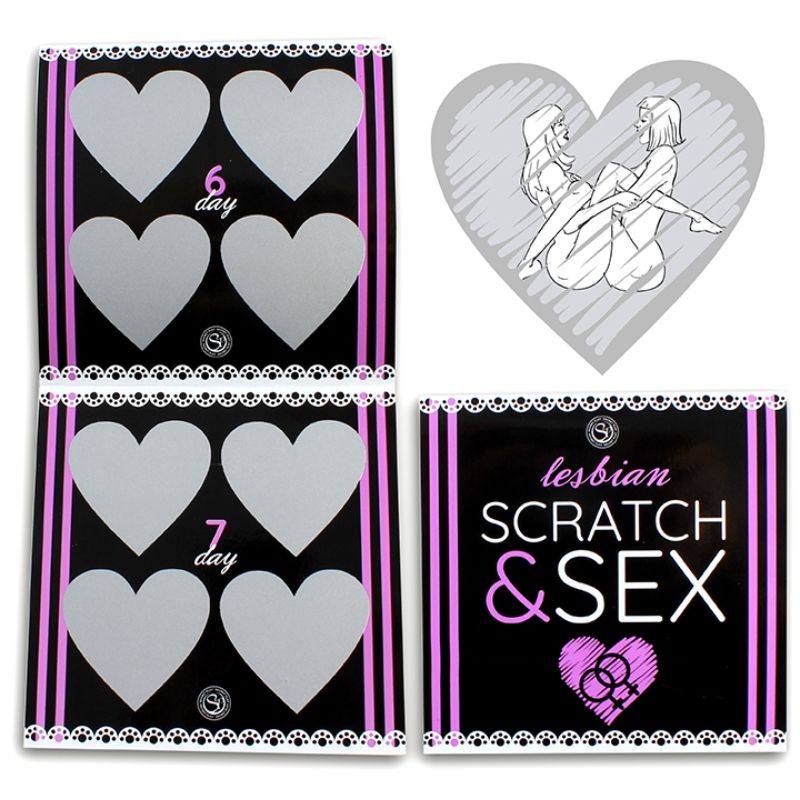 “SCRATCH &amp; SEX” GAME FOR COUPLES - SECRETPLAY - (ES/EN/FR/PT/DE)