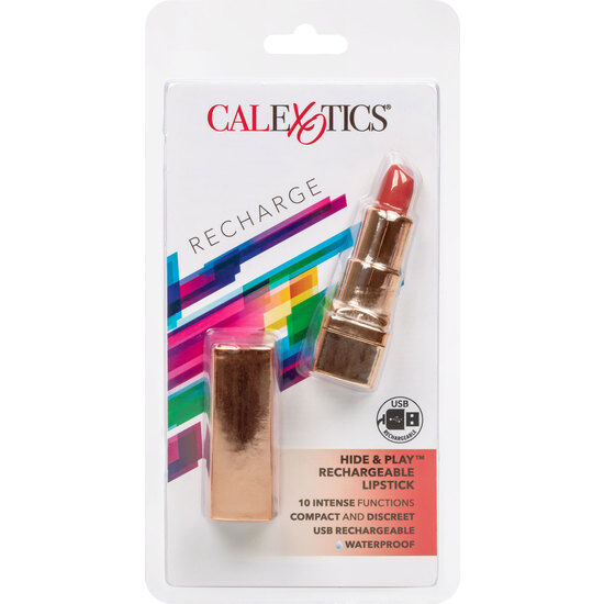 ROSSETTO VIBRANTE RICARICABILE HIDE & PLAY - CALIFORNIA EXOTICS