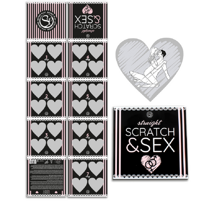 “SCRATCH &amp; SEX” GAME FOR COUPLES - SECRETPLAY - (ES/EN/FR/PT/DE)