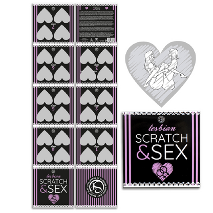 “SCRATCH &amp; SEX” GAME FOR COUPLES - SECRETPLAY - (ES/EN/FR/PT/DE)