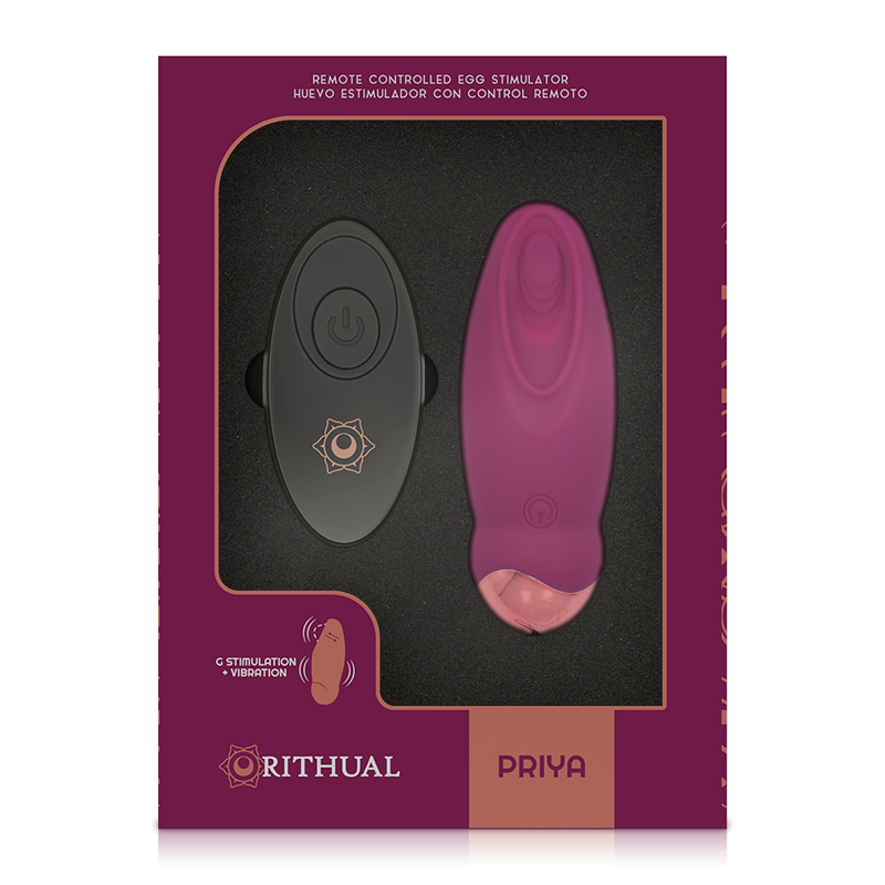 PRIYA EGG REMOTE CONTROL G-SPOT + VIBRATION - RITHUAL