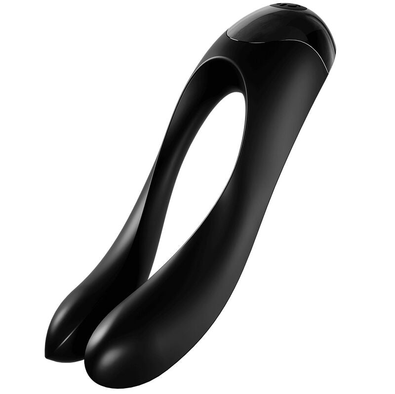 SATISFYER - VIBRATORE DA DITO CANDY CANE ARANCIONE