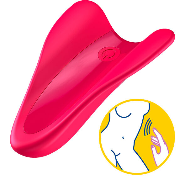 SATISFYER - VIBRATORE HIGH FLY FINGER FUCSIA