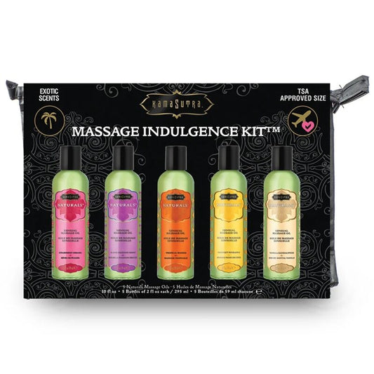 KAMASUTRA - KIT OLIO DA MASSAGGIO INDULGENZA