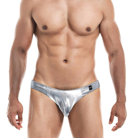 CUT4MEN - LOW RISE BRIEF SILVER XL