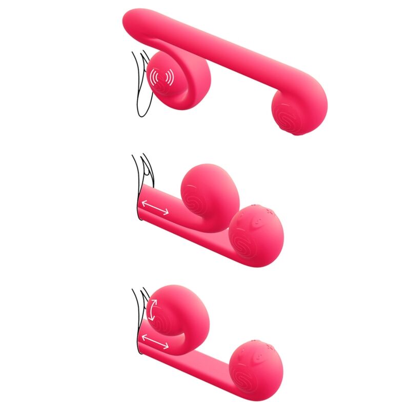 SNAIL VIBE - VIBRATORE MULTIAZIONE PINK