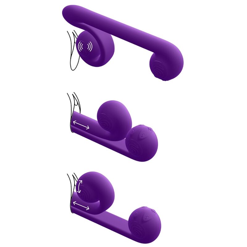 SNAIL VIBE - VIBRATORE MULTIAZIONE PURPLE