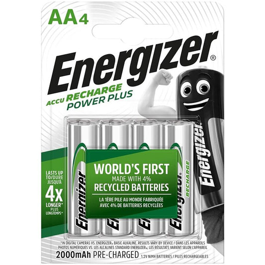 ENERGIZER - BATTERIE RICARICABILI AA4 BLISTER 4