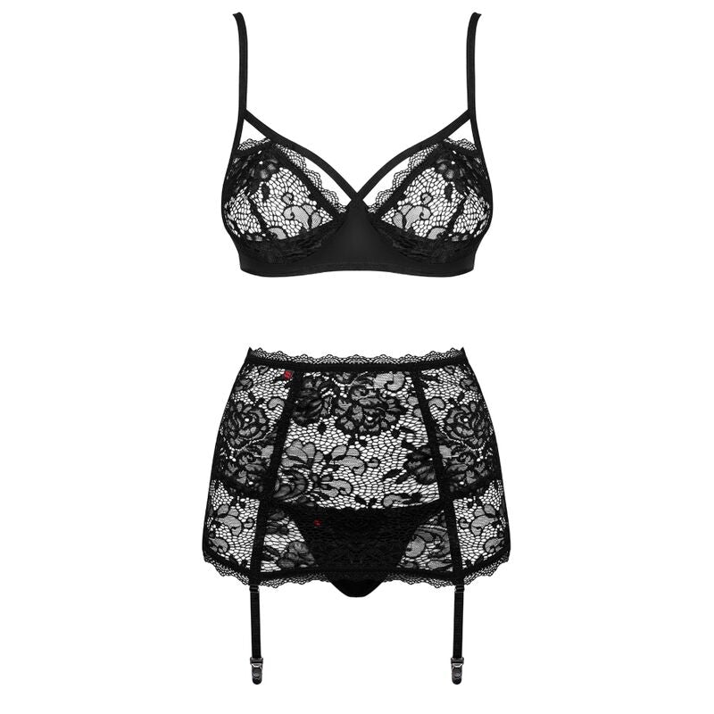 OBSESSIVE - SET PEONESIA TRE PEZZI S/M