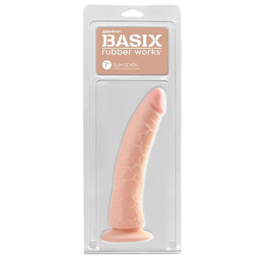 BASIX - JELLY PENE SOTTILE 19 CM NATURALE