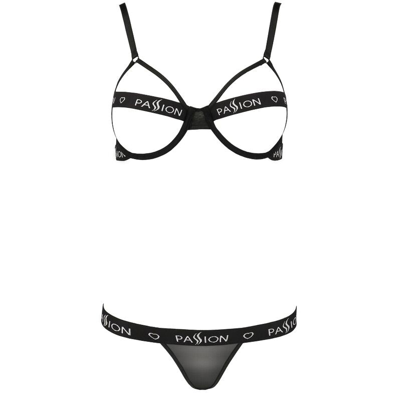 PASSION - SET DUE PEZZI KYOKA NERO S/M